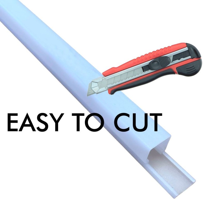 Profilo mini PC per strisce LED 13x13mm - 2 metri