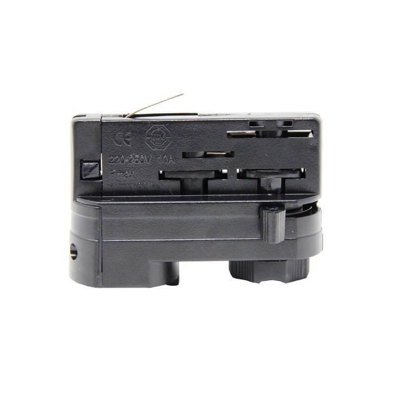 Conector adaptador para carril trifásico