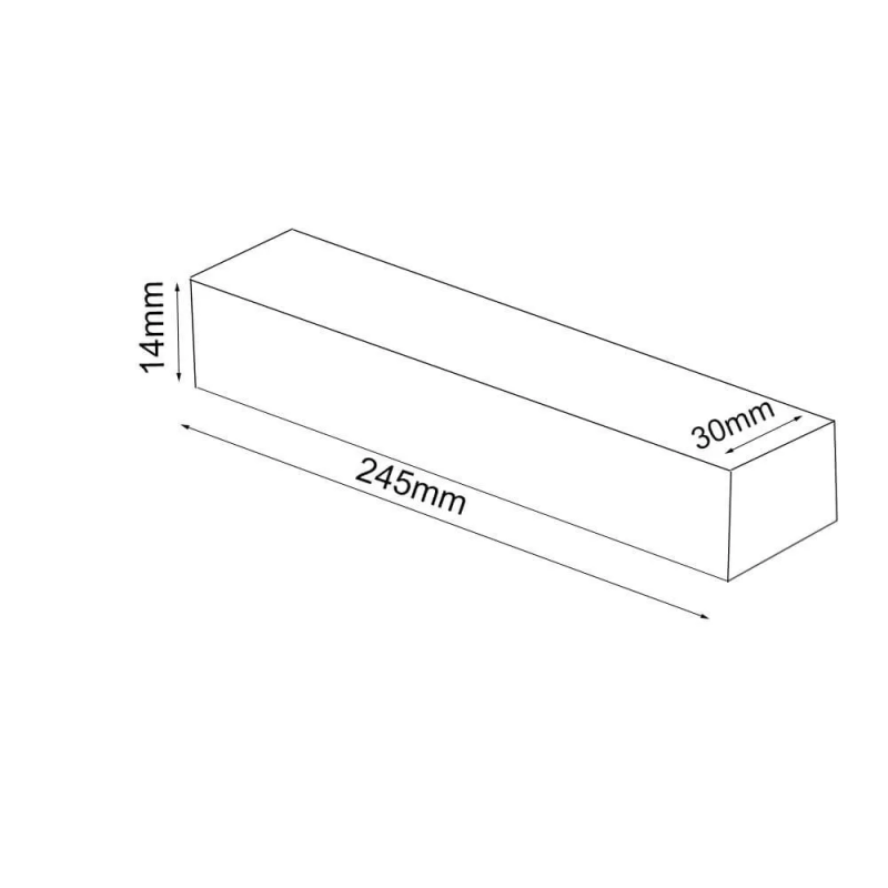 Alimentatore slim professionale ECOLED 24V-DC 30W 1.6A IP20