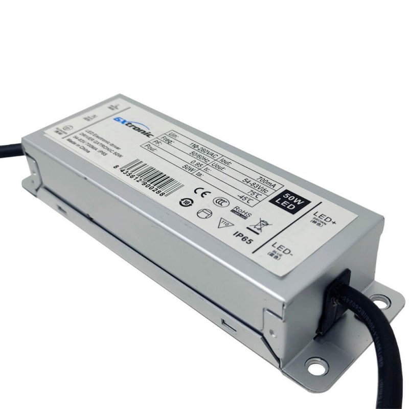 Pilote pour luminaires LED 50W 700mA IP65