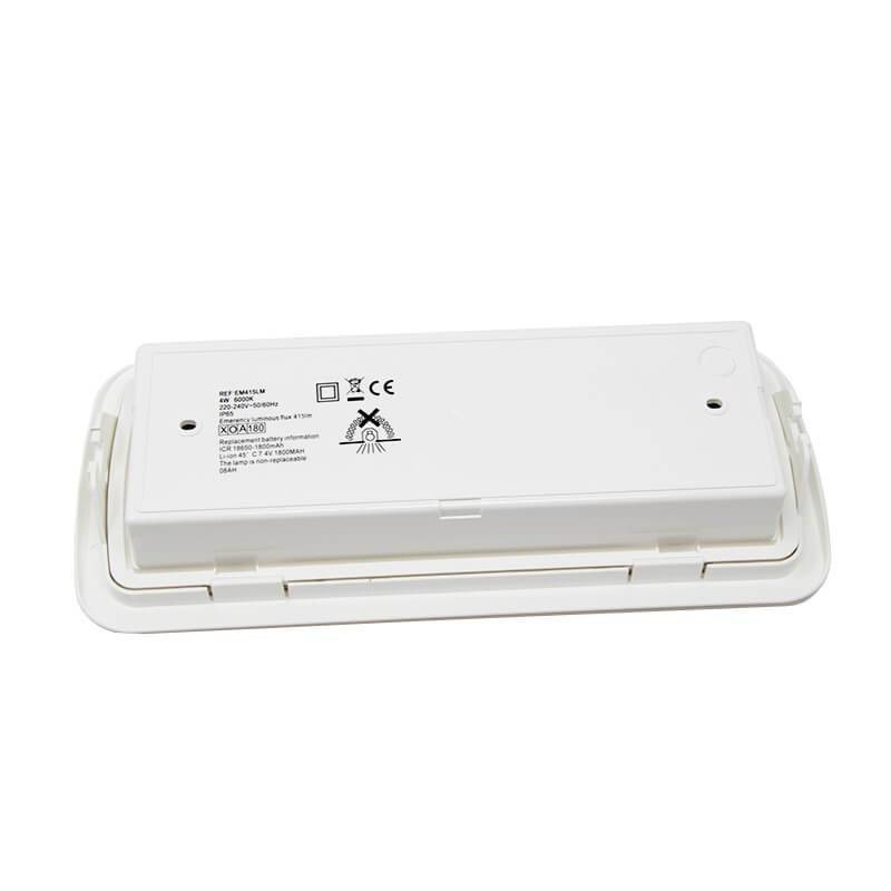 Luz de emergencia LED 4W 415Lm / Kit Techo / Opción Permanente / IP65