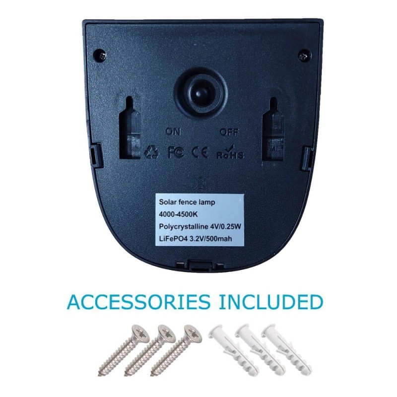 Solar LED Wall light with PIR detector