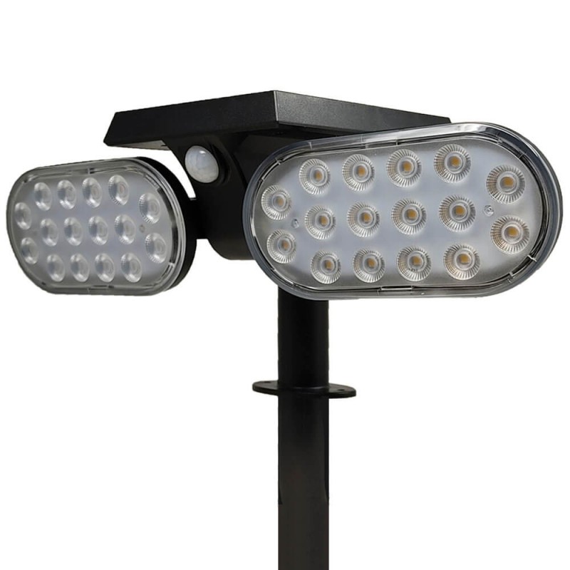 Picchetto da giardino solare a LED con sensore PIR