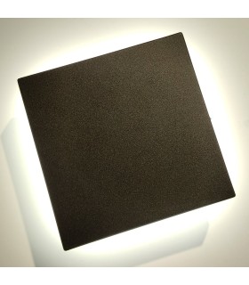 Aplique de pared LED SQUARE 8W Negro IP54
