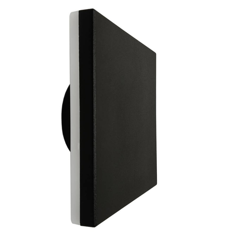 Applique LED SQUARE 8W Nero IP54