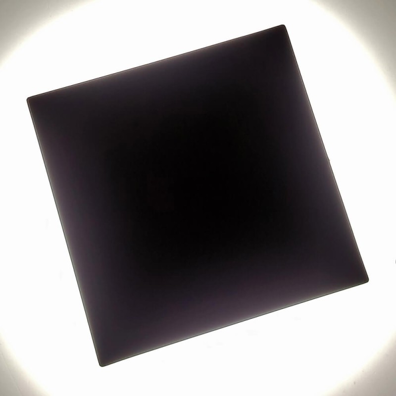 Applique LED SQUARE 8W Nero IP54