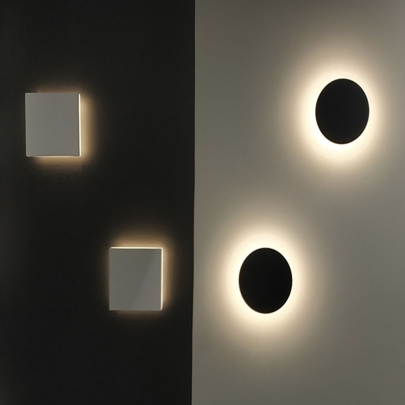 Applique murale LED ECLIPSE 6W Noir IP54