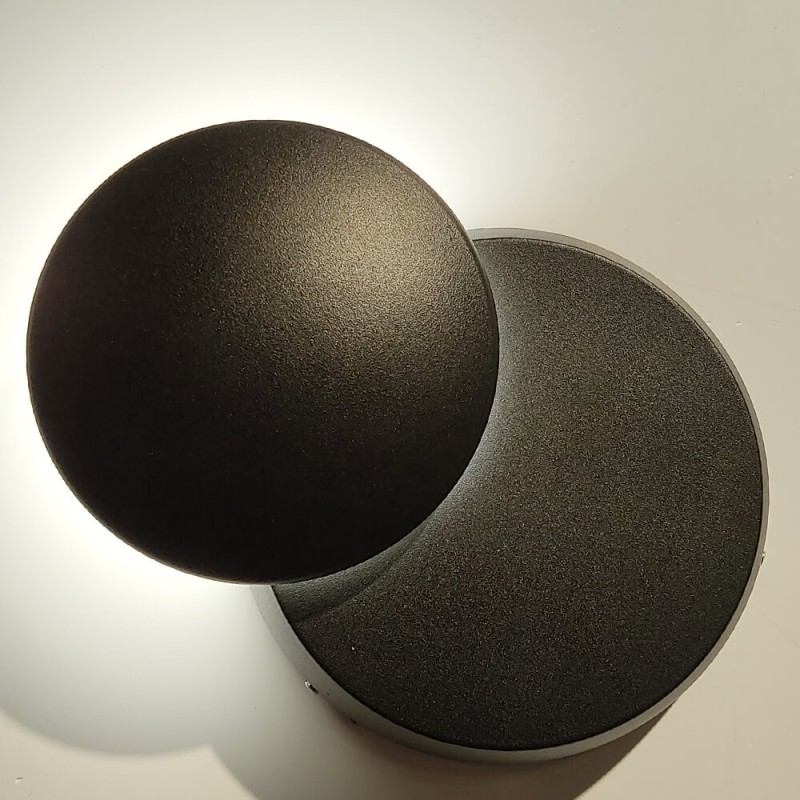 Aplique de pared LED ECLIPSE 6W Negro IP54