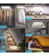 Pack 2 uni - Lampe d'armoire LED magnétique rechargeable avec détecteur de mouvement