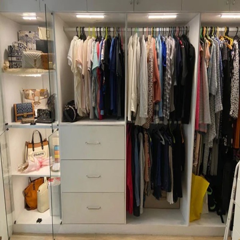 Confezione da 2 uni - Lampada da armadio a LED magnetica ricaricabile con sensore di movimento