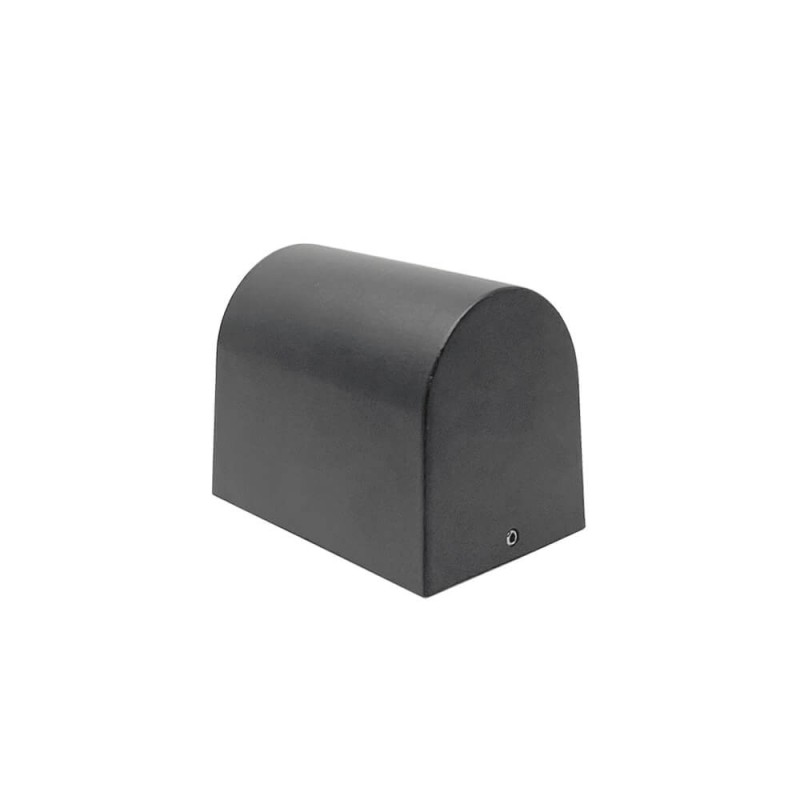 ROMA 1xGU10 IP54 Black Wall Lamp