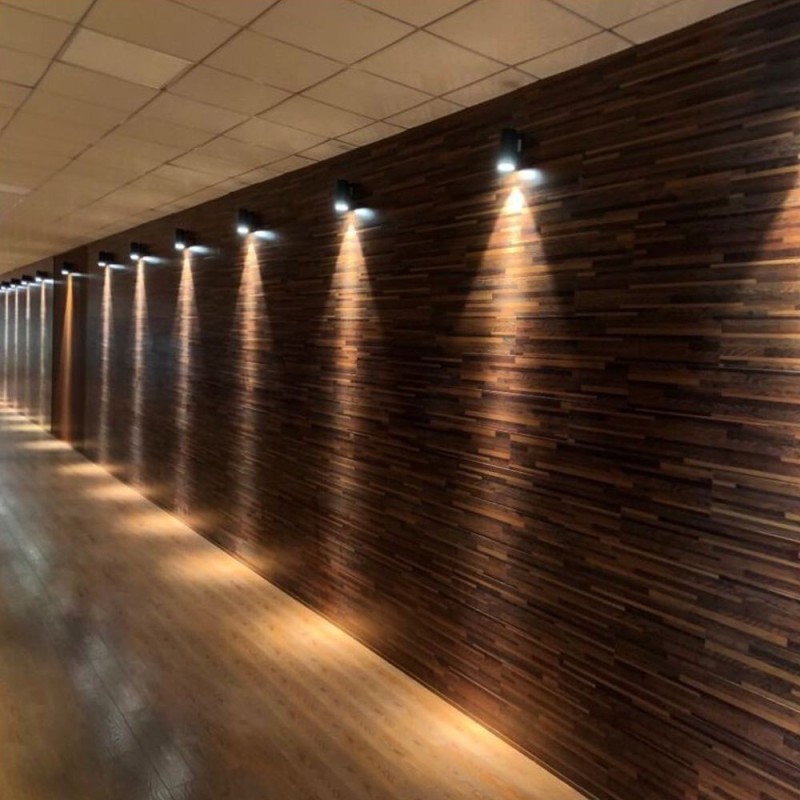 ROMA 1xGU10 IP54 Black Wall Lamp