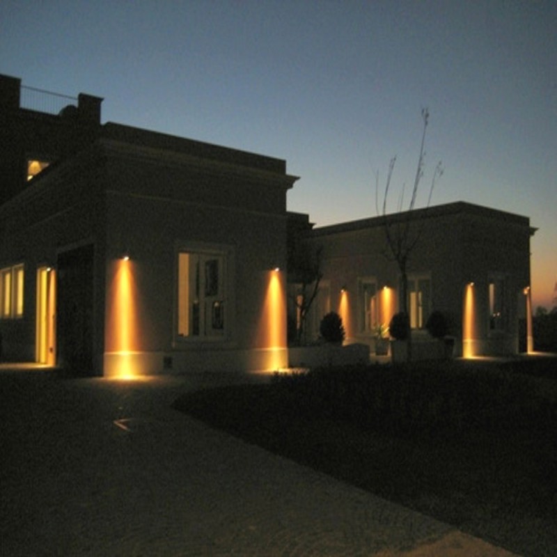 Applique ROMA 1xGU10 noir IP54