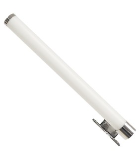 Aplique LED tubular 6W cromado para espejos y armarios IP44