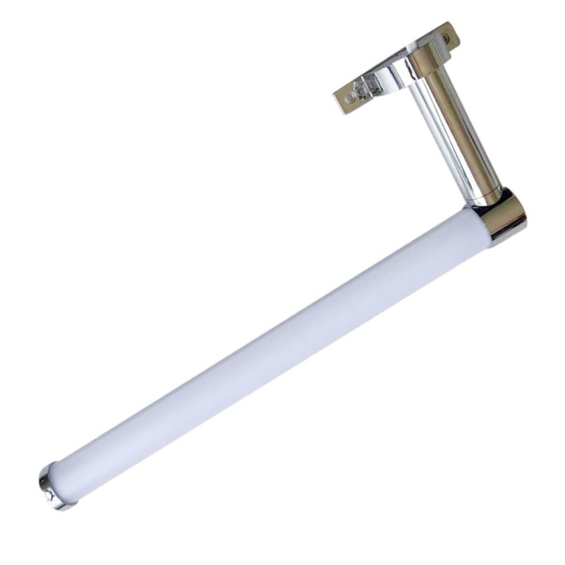 Aplique LED tubular 6W cromado para espejos y armarios IP44