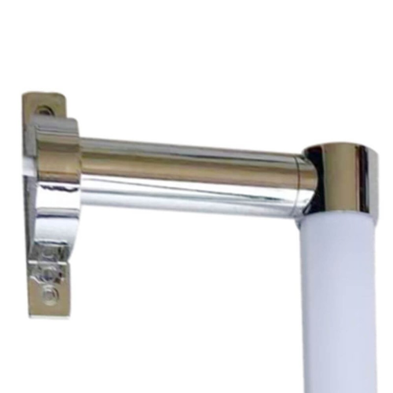 Applique murale LED tubulaire chromée 6W pour miroirs et armoires IP44