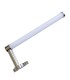 Aplique LED tubular 6W cromado para espejos y armarios IP44