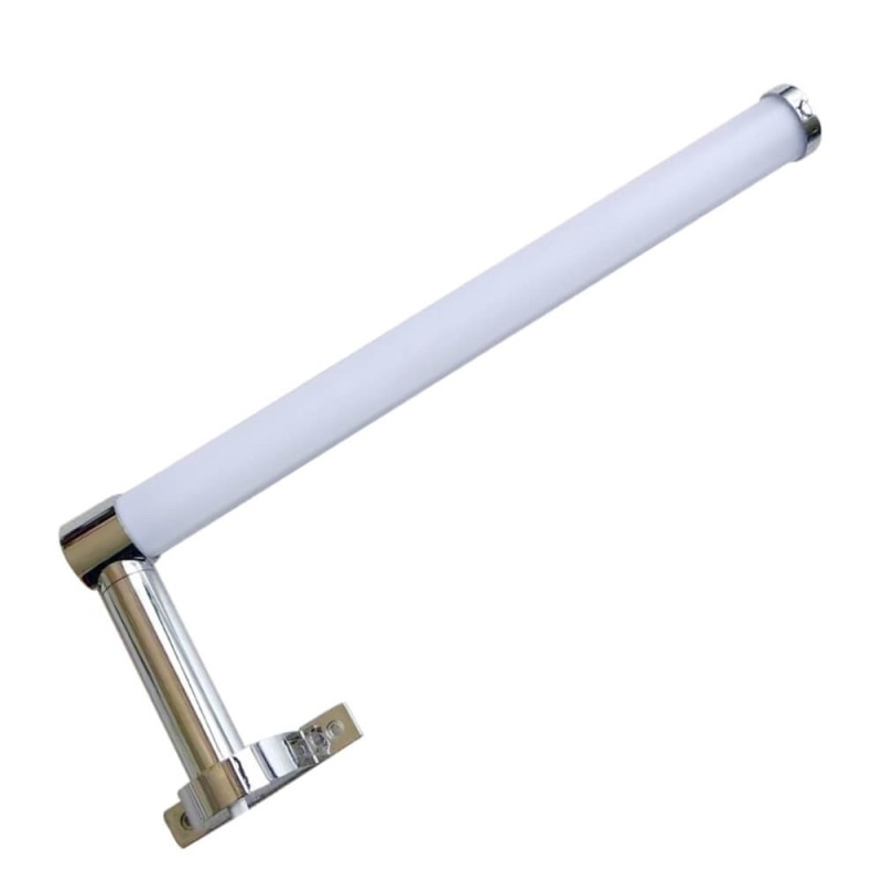 Aplique LED tubular 6W cromado para espejos y armarios IP44