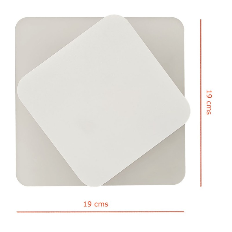 Aplique de pared LED QUART 12W Blanco
