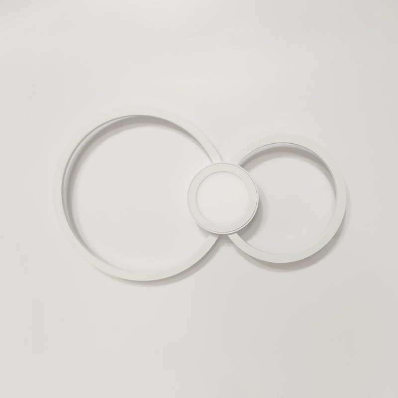 Aplique de pared o techo LED VISBY 24W Blanco