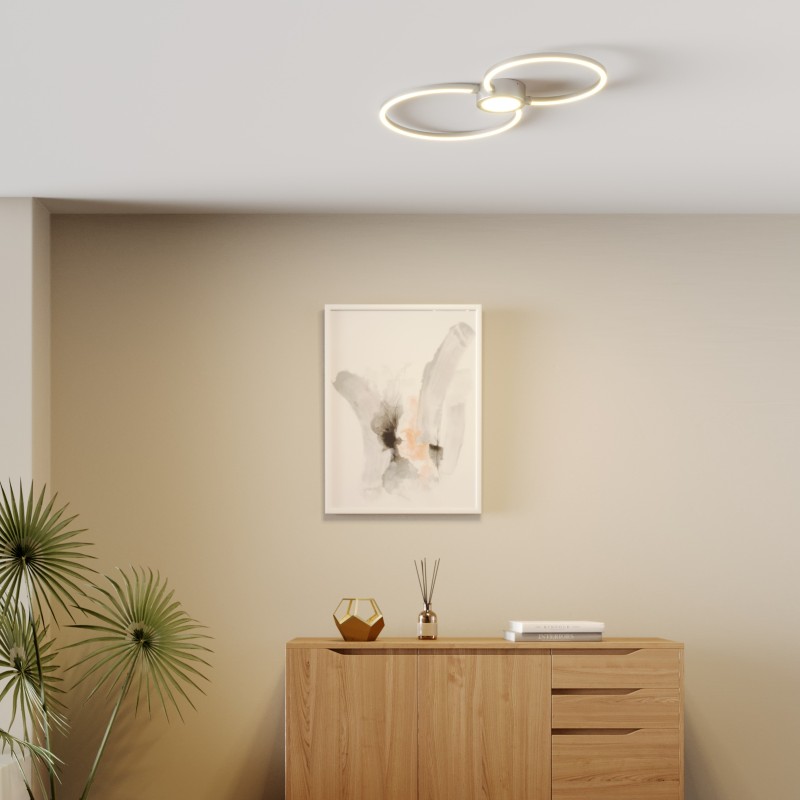 Applique o plafoniera LED bianca VISBY 24W
