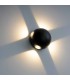 copy of Aplique de pared LED ECLIPSE 6W Negro IP54