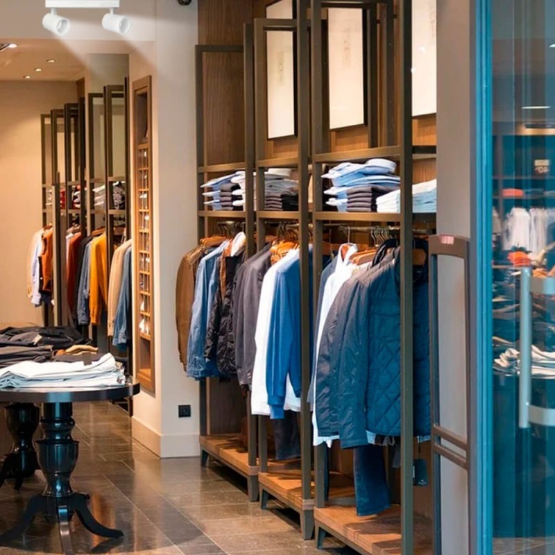 Plafonnier blanc pour 2 spots GU10