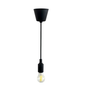 Lámpara colgante NORDIC BASIC E27 negra