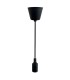 Lampe suspendue NORDIC BASIC E27 noir