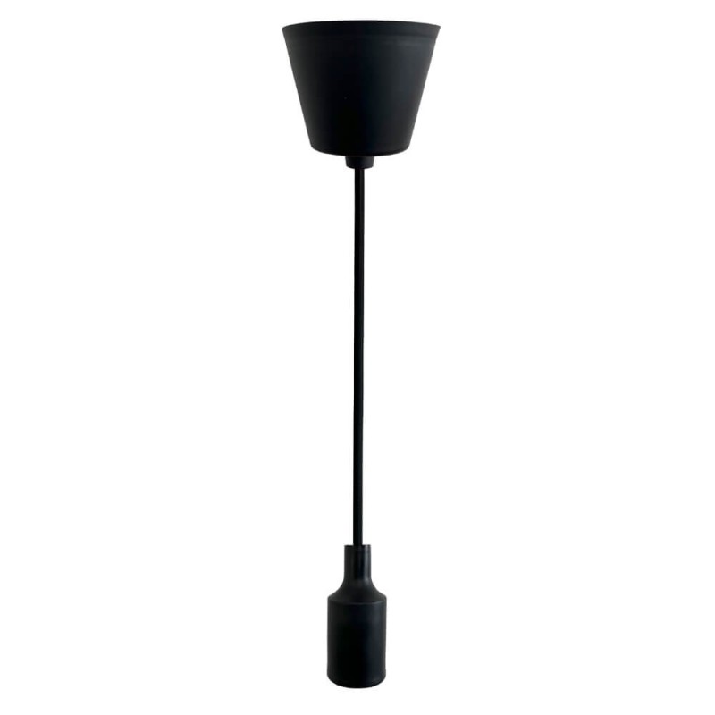 Lampada a sospensione NORDIC BASIC E27 nera