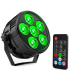 Foco Mini PAR LED 36W MONTANA  RGBW 4 en 1 + Mando - IP20