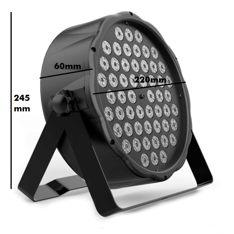 Foco LED PAR 54W AUSTIN RGBW DMX IP20