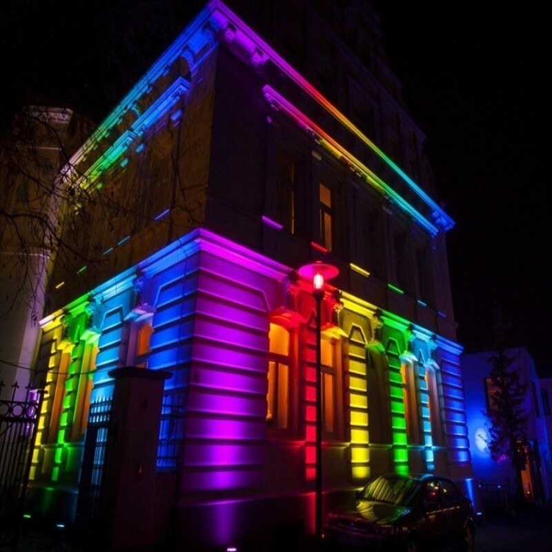 Projecteur LED Audibax EVENT WATER 144W RGBWAUV pour spectacles IP65 DMX