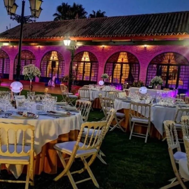 Proiettore LED Audibax EVENT WATER 144W DMX RGBWAUV per spettacoli IP65