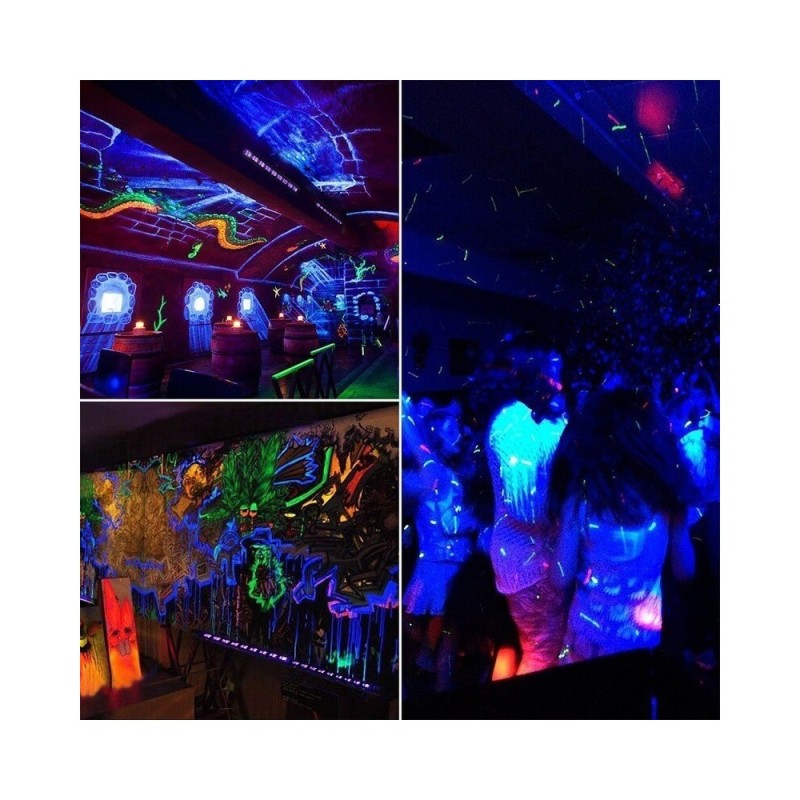 Bañador de pared LED UV AUDIOVAX ultravioleta 36W luz negra IP20