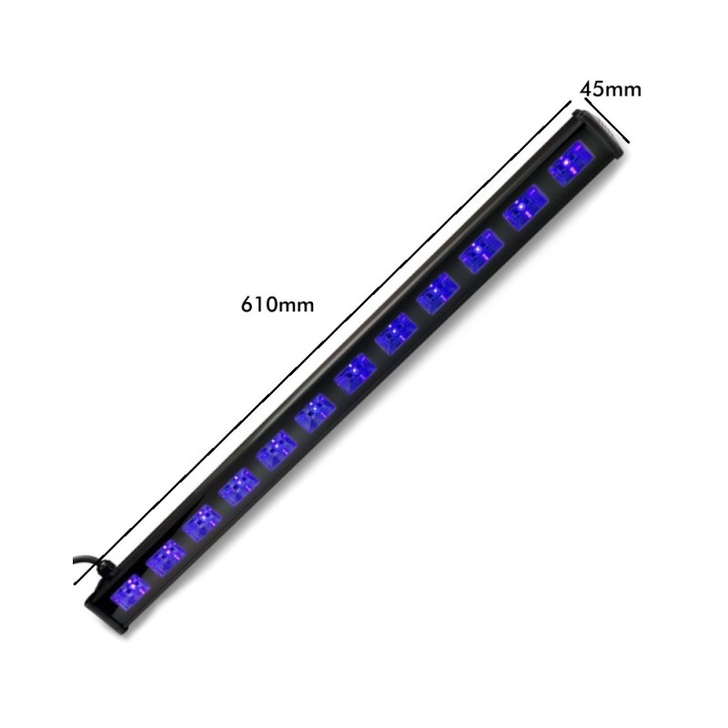 Bañador de pared LED UV AUDIOVAX ultravioleta 36W luz negra IP20