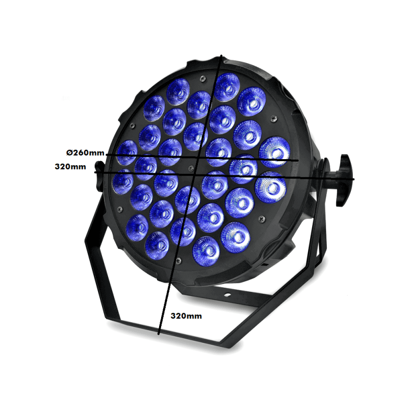 Proiettore LED per spettacoli 300W RGBW DMX IP20