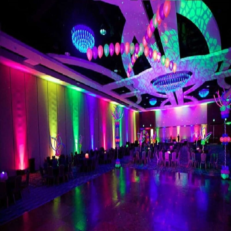 Mini faretto LED per spettacoli 36W RGBW DMX IP20