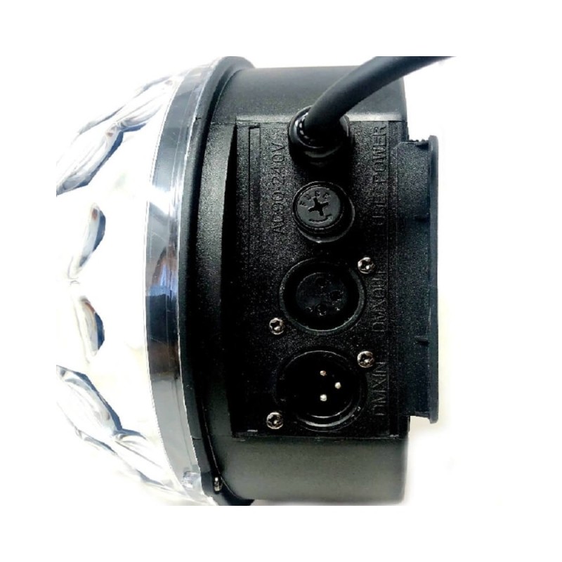 Luz bola de discoteca LED 18W RGB DMX