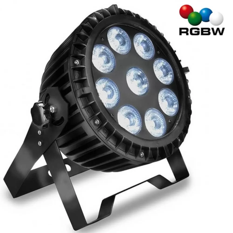 Spot LED pour spectacles 90W RGBW DMX IP65