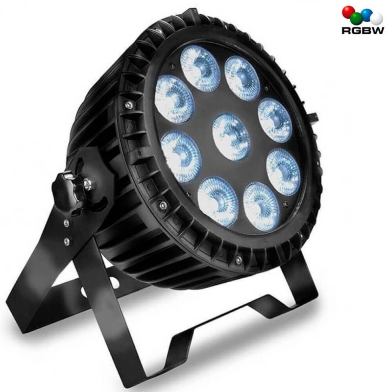 Foco proyector LED para espectáculos 90W RGBW DMX IP65