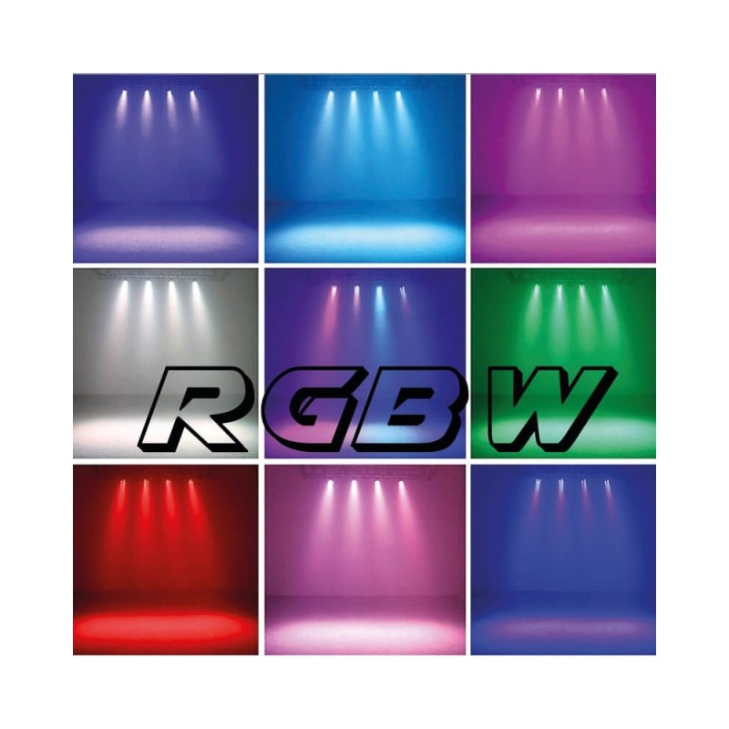 Spot LED AUDIBAX IOWA 70W RGBW disco mobile DMX IP20