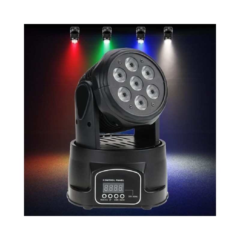 Cabeza móvil LED wash AUDIBAX IOWA 70W RGBW móvil disco DMX IP20