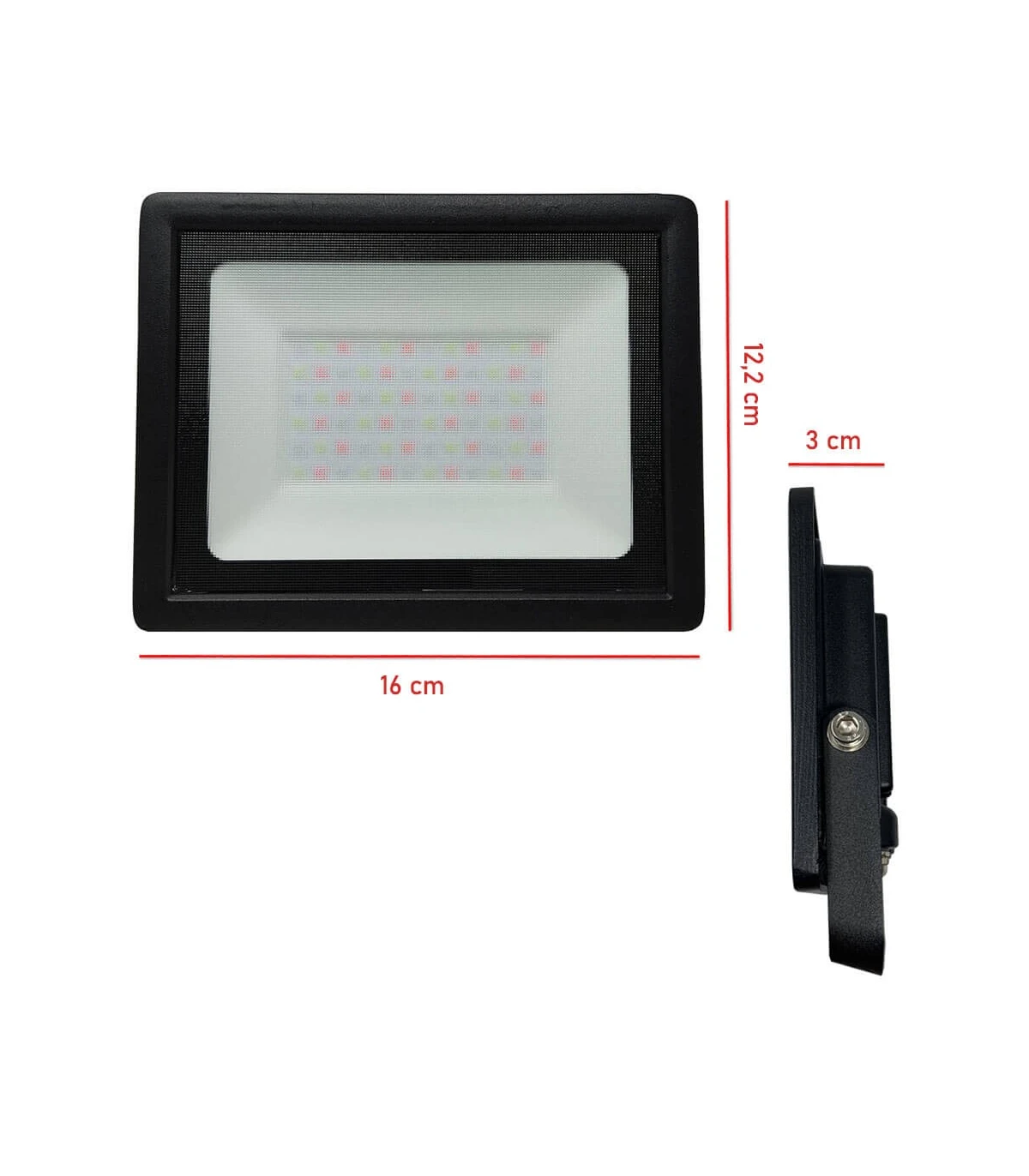 Foco proyector LED exterior RGBW 30W IP65