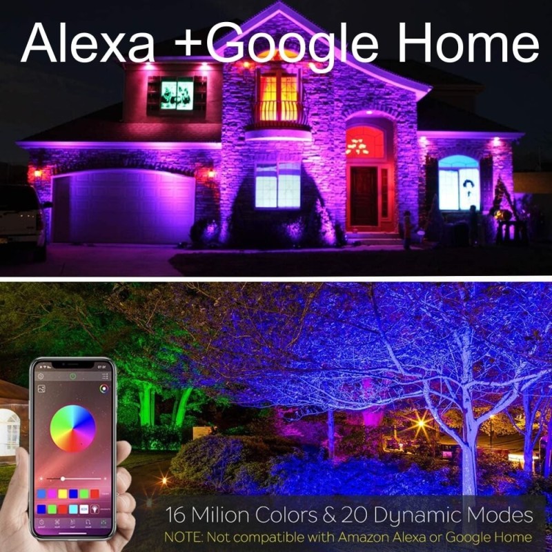 Proyector LED RGB+CCT 50W Smart WIFI TUYA IP65