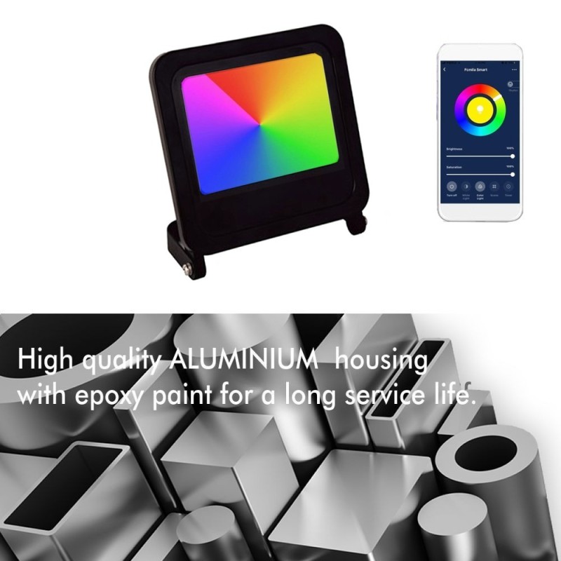 50W RGB+CCT Smart WIFI LED Floodlight IP65