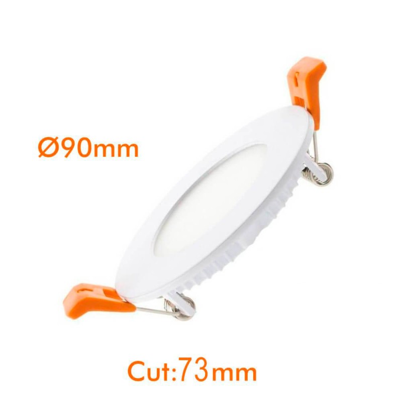 Downlight LED 6W 600Lm CCT chip OSRAM corte Ø73mm