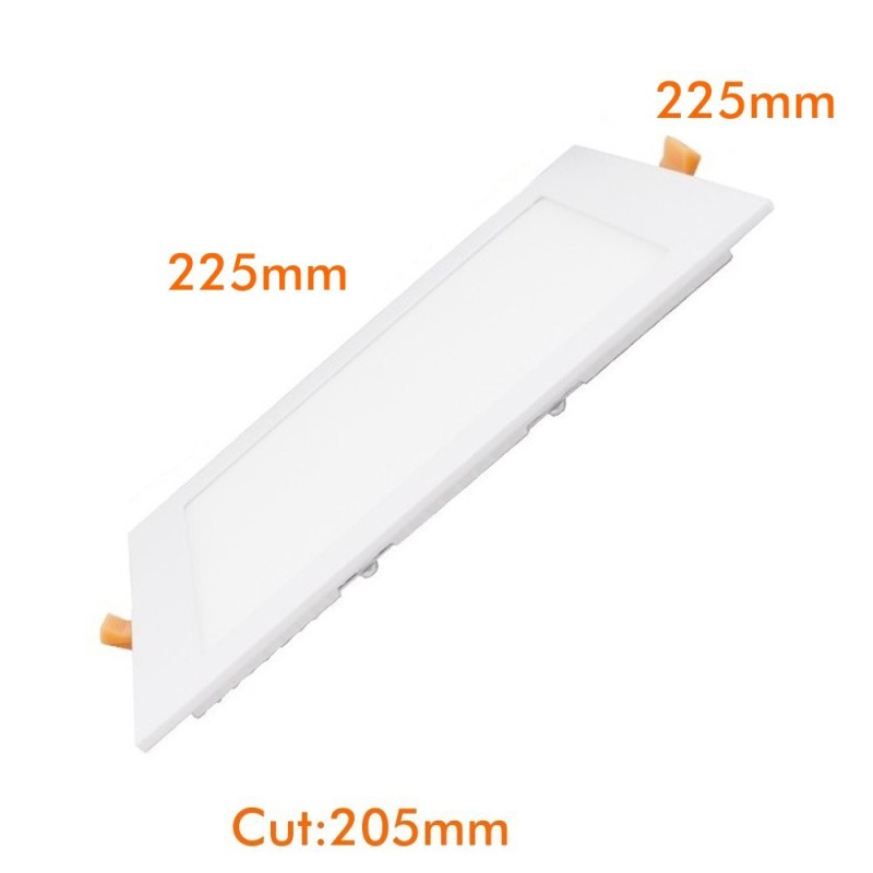 Plaque downlight LED carrée slim 20W puce OSRAM 1800Lm