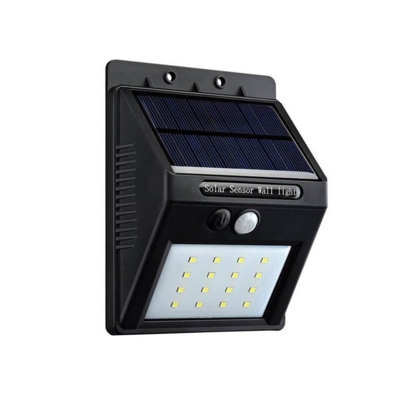3W Solar LED Wall Light IP65 300Lm with PIR sensor