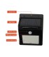 3W Solar LED Wall Light IP65 300Lm with PIR sensor